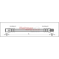 4114669 METZGER Гальмівний шланг