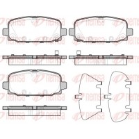 1796.02 REMSA Комплект гальмівних колодок дисковий гальм