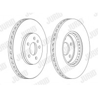 562511JC-1 JURID Гальмівний диск