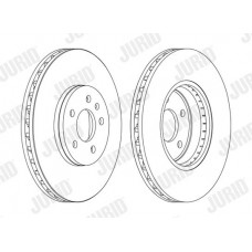 562511JC-1 JURID Гальмівний диск