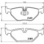 8DB 355 007-981 HELLA PAGID Комплект гальмівних колодок дисковий гальм