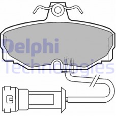 LP557 DELPHI Комплект гальмівних колодок дисковий гальм