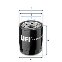 23.265.00 UFI Масляний фільтр