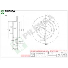 5280 PILENGA Гальмівний диск