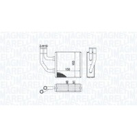 350218485000 MAGNETI MARELLI Теплообмінник обігрів салону