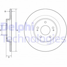 BG4924C DELPHI Гальмівний диск