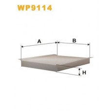 WP9114 WIX FILTERS Фільтр повітря у внутрішньому просторі