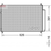 DCN50041 DENSO Конденсатор кондиціонера