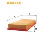 WA6348 WIX FILTERS Повітряний фільтр