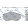 FO 488581 FOMAR Friction Комплект гальмівних колодок дисковий гальм