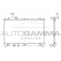 107345 AUTOGAMMA Радіатор охолодження двигуна