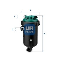 55.148.00 UFI Паливний фільтр