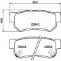 8DB 355 009-971 HELLA Комплект гальмівних колодок дисковий гальм