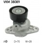 VKM 38089 SKF натяжний ролик, Поліклиновий ремінь