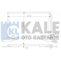 392800 KALE OTO RADYATÖR Конденсатор кондиціонера