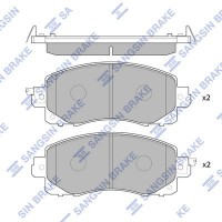 SP4221 Hi-Q КомплеК т гальмівних колодок, дискове гальмо