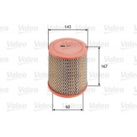 585726 VALEO Повітряний фільтр