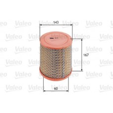 585726 VALEO Повітряний фільтр