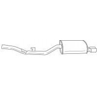 15671 SIGAM Глушник вихлопних газів кінцевий