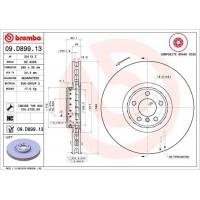 09.D899.13 BREMBO Гальмівний диск