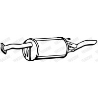 14777 WALKER Глушник вихлопних газів кінцевий