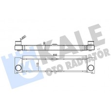 348000 KALE OTO RADYATÖR Интеркулер