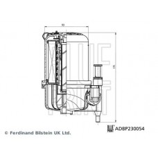 ADBP230054 BLUE PRINT Паливний фільтр