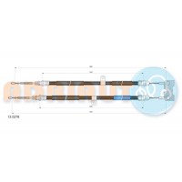 13.0278 ADRIAUTO Тросик, cтояночный тормоз