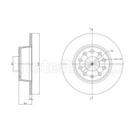 23-1863C METELLI Гальмівний диск