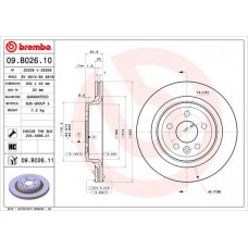 09.B026.11 BREMBO Гальмівний диск