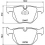8DB 355 013-941 HELLA Комплект гальмівних колодок дисковий гальм