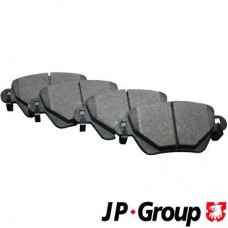 1563700210 JP GROUP Комплект гальмівних колодок дисковий гальм