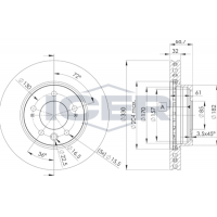78BD3327-1 ICER Гальмівний диск