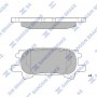 SP1385 Hi-Q Комплект гальмівних колодок дисковий гальм