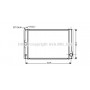 TOA2400 AVA QUALITY COOLING Радіатор охолодження двигуна