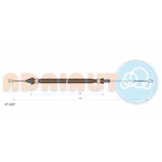 07.0297 ADRIAUTO Тросик, cтояночный тормоз