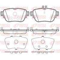 1699.00 REMSA Комплект гальмівних колодок дисковий гальм