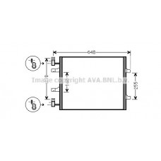 RTA5459 AVA QUALITY COOLING Конденсатор кондиціонера