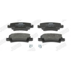 572492J JURID Комплект гальмівних колодок дисковий гальм