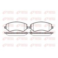 0807.02 REMSA КомплеК т гальмівних колодок, дискове гальмо