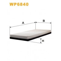 WP6840 WIX FILTERS Фільтр повітря у внутрішньому просторі