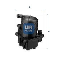 24.087.00 UFI Паливний фільтр