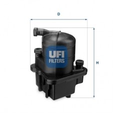 24.087.00 UFI Паливний фільтр