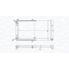 350213180700 MAGNETI MARELLI Радіатор охолодження двигуна
