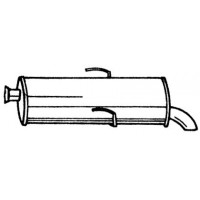 45624 SIGAM Глушник вихлопних газів кінцевий