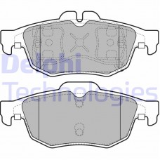 LP2259 DELPHI Комплект гальмівних колодок дисковий гальм