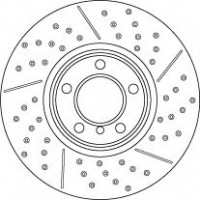 DF6604S TRW Гальмівний диск