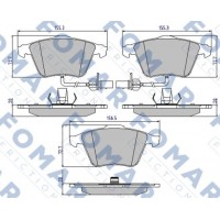 FO 912481 FOMAR Friction КомплеК т гальмівних колодок, дискове гальмо