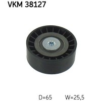 VKM 38127 SKF Паразитный / ведущий ролик, Поліклиновий ремінь
