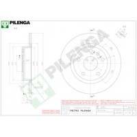 5778 PILENGA Гальмівний диск